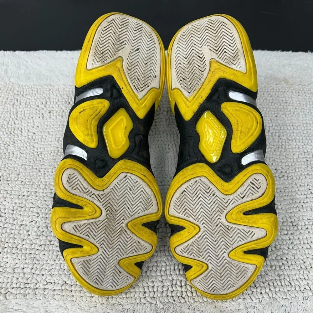 Vintage‎ Adidas Crazy 8 Shoes Mens 10 Kobe Metallic Silver Yellow Basketball Rap
